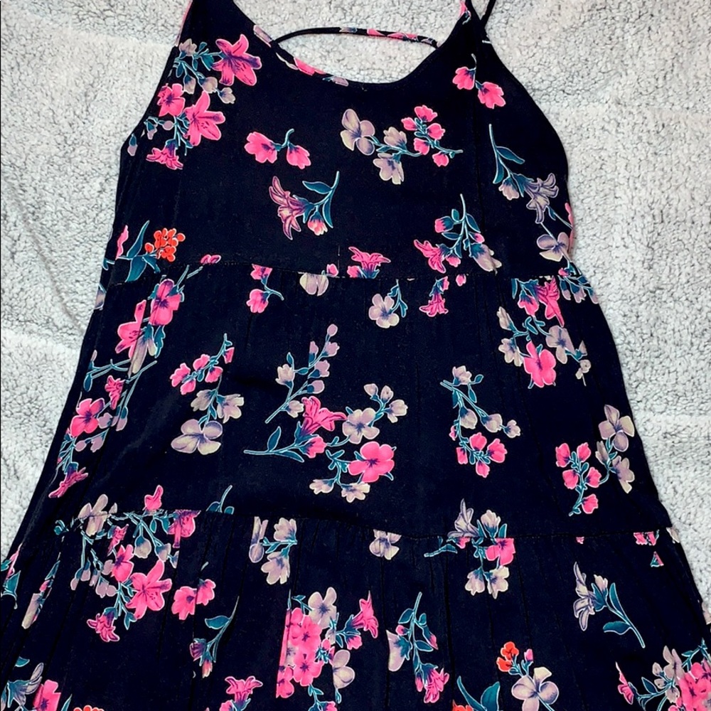 flowy floral dress